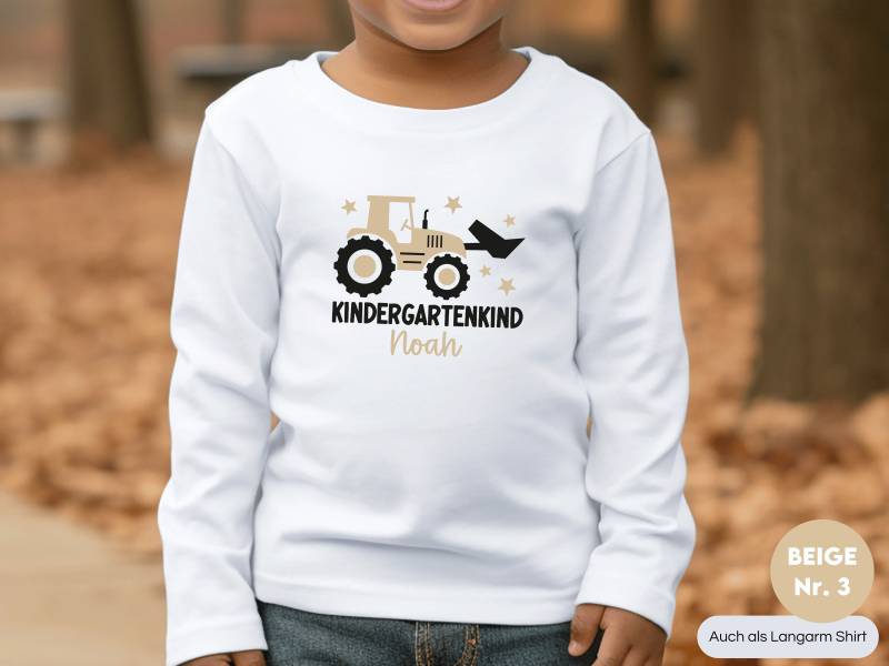 Kindergartenkind 2024 Shirt Mit Traktor I Gern Personalisiert Name Und Wunschtext Z.b. Kitakind/Krippenkind Geschenk Kitastart von GoodbyeSocks