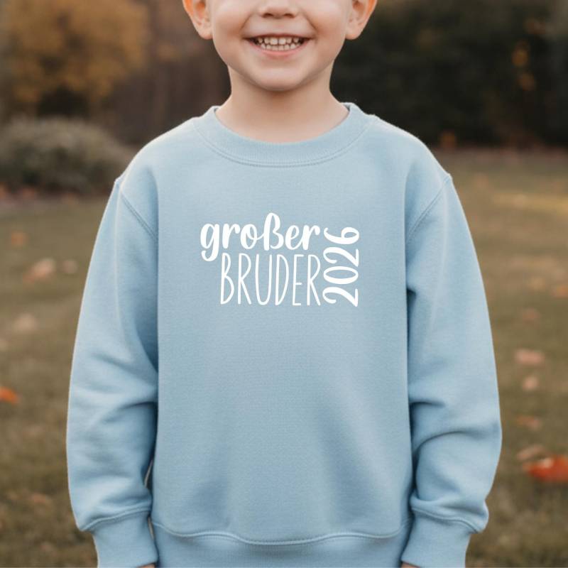 Pullover "Großer Bruder 2025" Oder Wunschtext I Wähle Aus 5 Sweatshirt Farben Geschenk Für Großen Verkündung 2. Kind von GoodbyeSocks