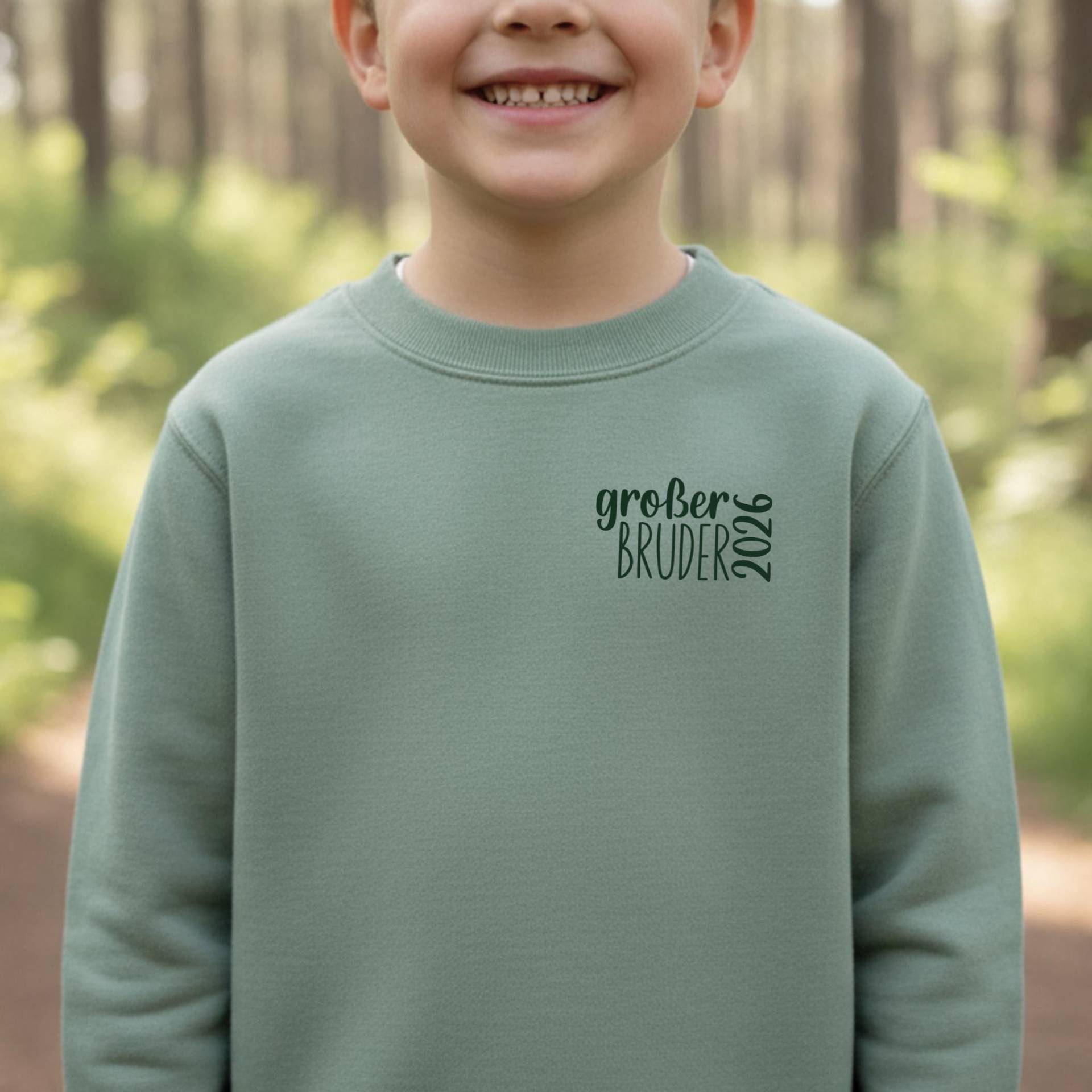 Pullover "Großer Bruder 2026" Oder Wunschtext, Personalisierbar Mit Name I 3 Druckfarben Geschenk Großer Verkündung Zweites Kind Pullover "Großer Bruder 2026" Oder Wunschtext, Personalisierbar Mit Name I 3 Druckfarben Geschenk Großer Verkündung Zweites Kind von GoodbyeSocks
