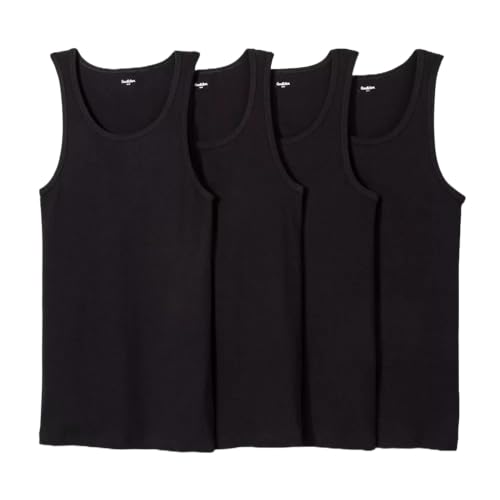 Goodfellow & Co Geripptes Tanktop für Herren, 4er-Pack, Schwarz, L Goodfellow & Co Geripptes Tanktop für Herren, 4er-Pack, Schwarz, L von Goodfellow & Co
