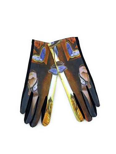 Goods4good Damen-Handschuhe für Herbst und Winter, mit Touchscreen-Motiv, Malerei, Van Gogh und Klimt, Einheitsgröße Einheitsgröße von Goodforgoods