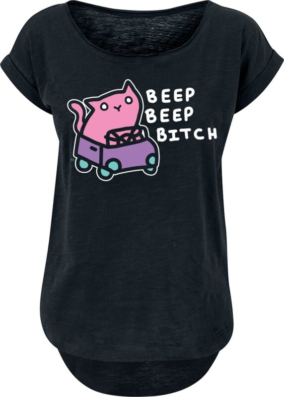 Goodie Two Sleeves Beep Beep Bitch T-Shirt schwarz in S von Goodie Two Sleeves