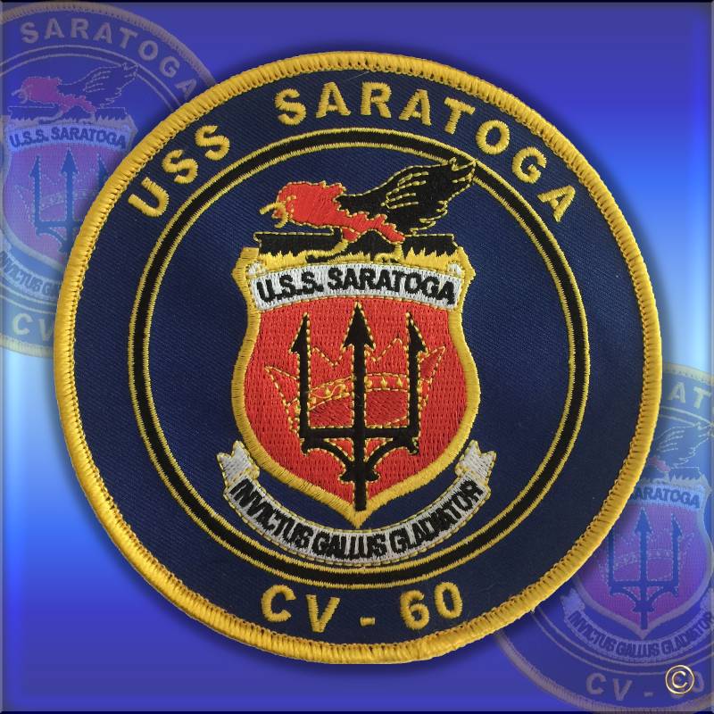 Uss Saratoga Cv-60 13cm Patch von Goodies19