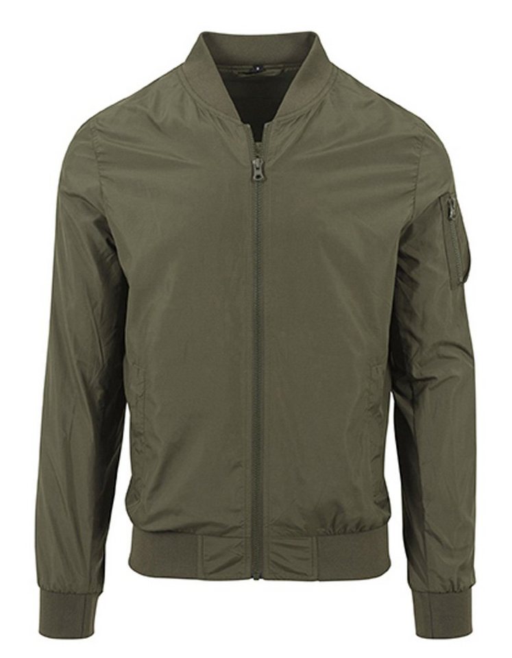 Goodman Design Blouson Leichte Herren Nylon Bomber Jacket Windjacke Ripp-Bündchen an Saum und Ärmelöffnung von Goodman Design