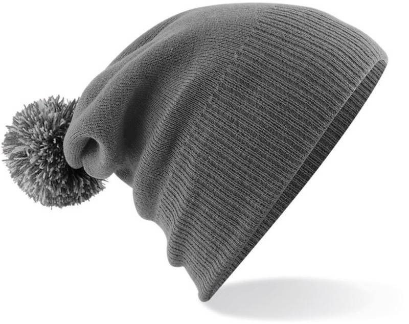 Goodman Design Bommelmütze Strickmütze Beanie Pompon Mütze Pudelmütze Duales Design – mit Umschlag oder als Slouch-Beanie von Goodman Design