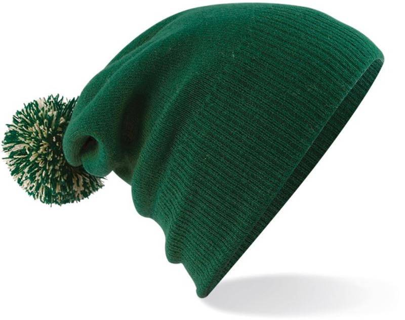 Goodman Design Bommelmütze Strickmütze Beanie Pompon Mütze Pudelmütze Duales Design – mit Umschlag oder als Slouch-Beanie von Goodman Design