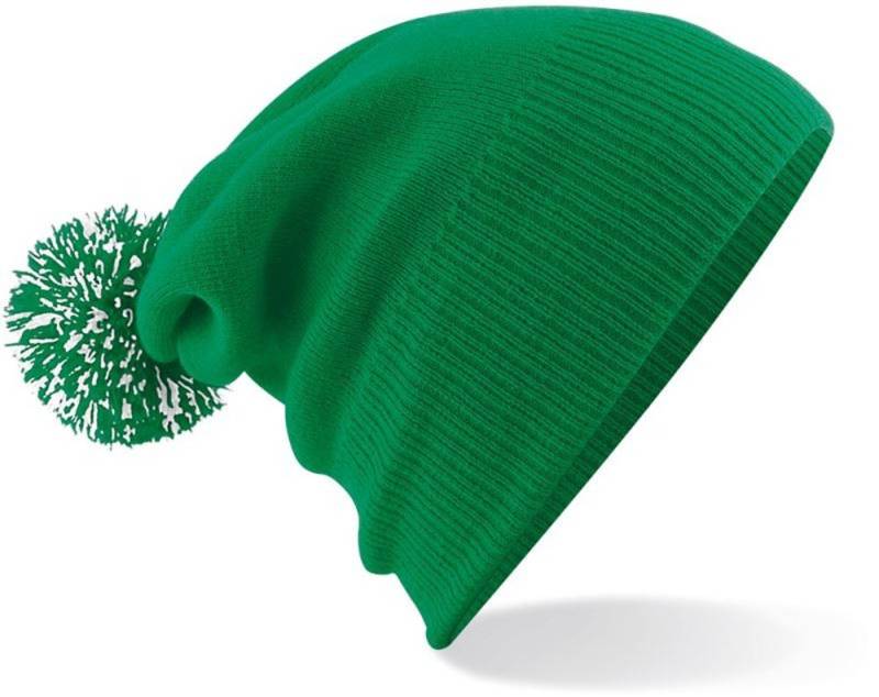 Goodman Design Bommelmütze Strickmütze Beanie Pompon Mütze Pudelmütze Duales Design – mit Umschlag oder als Slouch-Beanie von Goodman Design