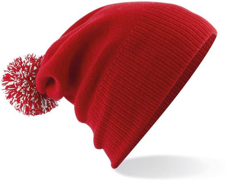 Goodman Design Bommelmütze Strickmütze Beanie Pompon Mütze Pudelmütze Duales Design – mit Umschlag oder als Slouch-Beanie von Goodman Design