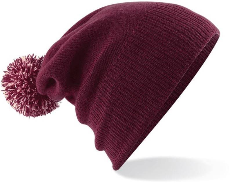 Goodman Design Bommelmütze Strickmütze Beanie Pompon Mütze Pudelmütze Duales Design – mit Umschlag oder als Slouch-Beanie von Goodman Design