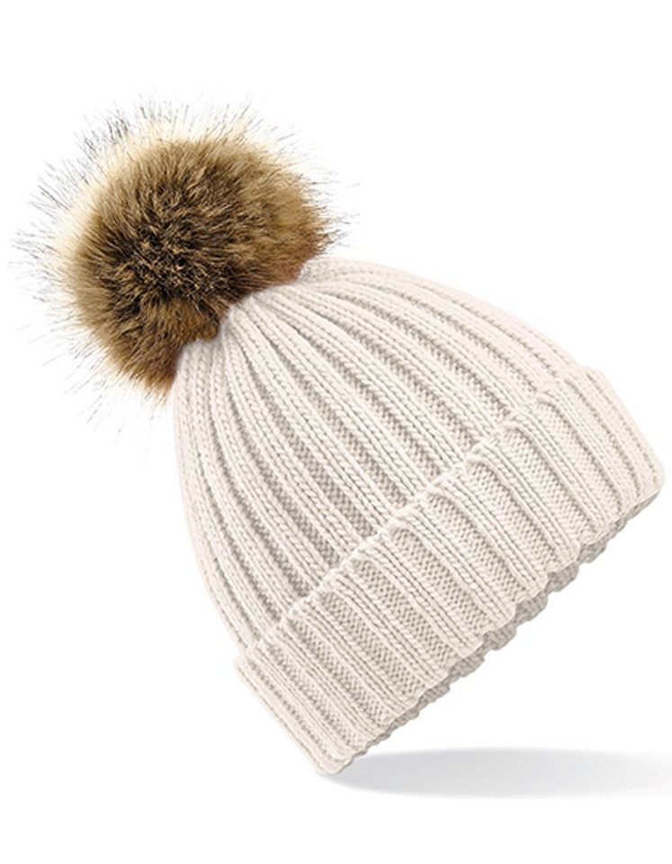 Goodman Design Bommelmütze Strickmütze Pompon Pudelmütze Beanie (2er Pack) (Spar-Set, 2er Pack) Luxus-Kunstfell-Bommel, zum Waschen abnehmbar von Goodman Design