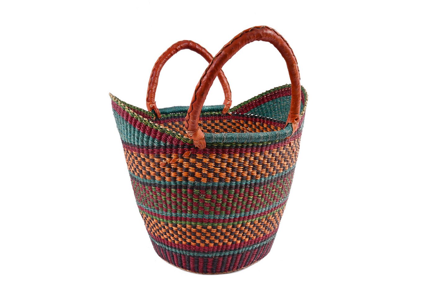 Goodman Design Einkaufskorb Handgefertigter Premium-Shopper aus Elefantengras, Stabil und formschön – hochwertige Verarbeitung mit attraktivem Finish von Goodman Design