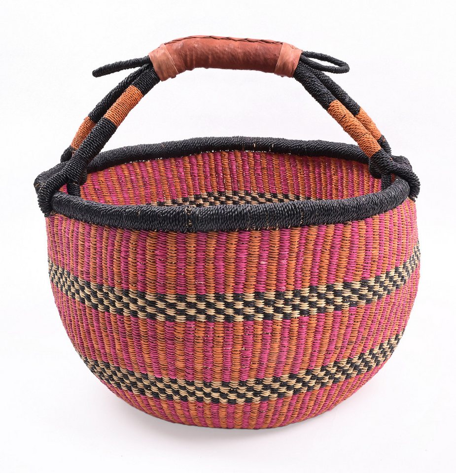 Goodman Design Einkaufsshopper Bolga-Korb aus Ghana, Handwerkskunst: Traditionell geflochten in Ghana. von Goodman Design