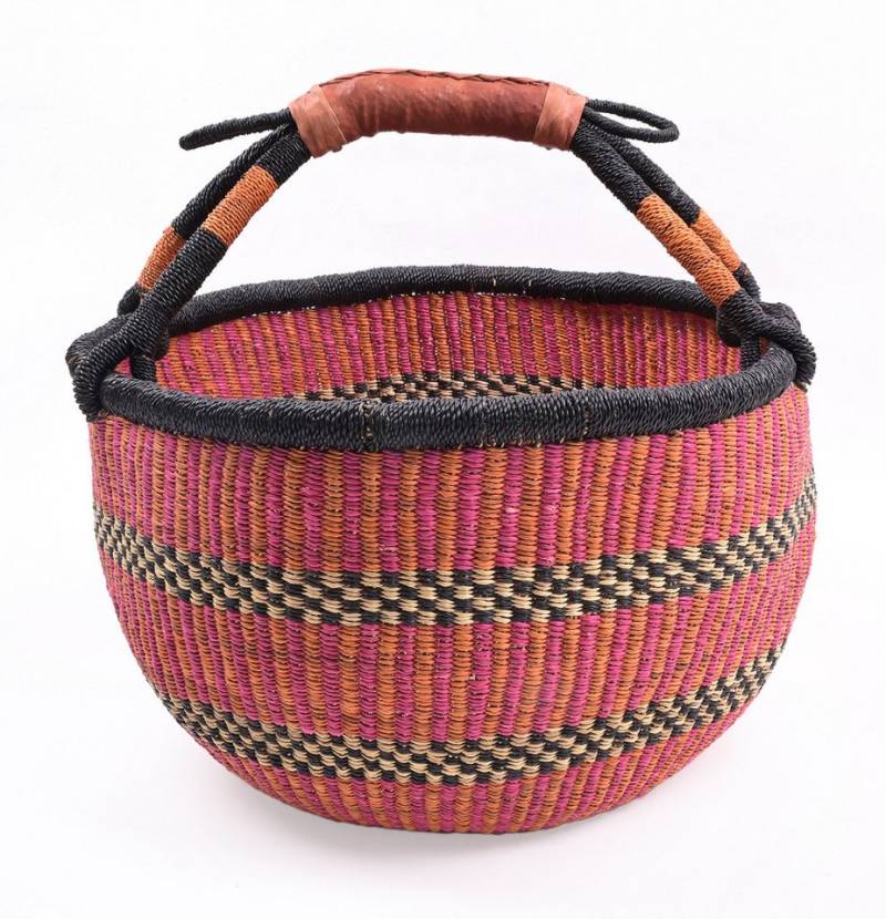 Goodman Design Einkaufsshopper Bolga-Korb aus Ghana, Handwerkskunst: Traditionell geflochten in Ghana. von Goodman Design