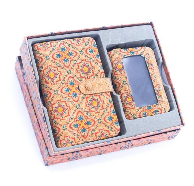 Goodman Design Geldbörse 2 in 1 Set – Große Geldbörse und kompakte Kartenetui aus Naturkork, hochwertige Verarbeitung von Goodman Design