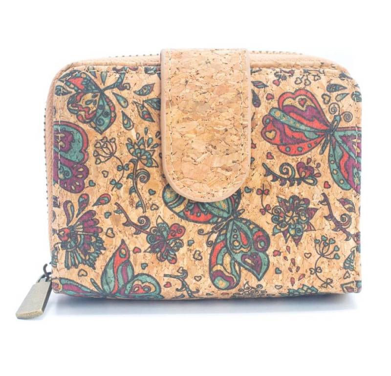 Goodman Design Mini Geldbörse Natürliche Eleganz – Damenbrieftasche aus echtem Kork, Jedes Stück ein Unikat von Goodman Design