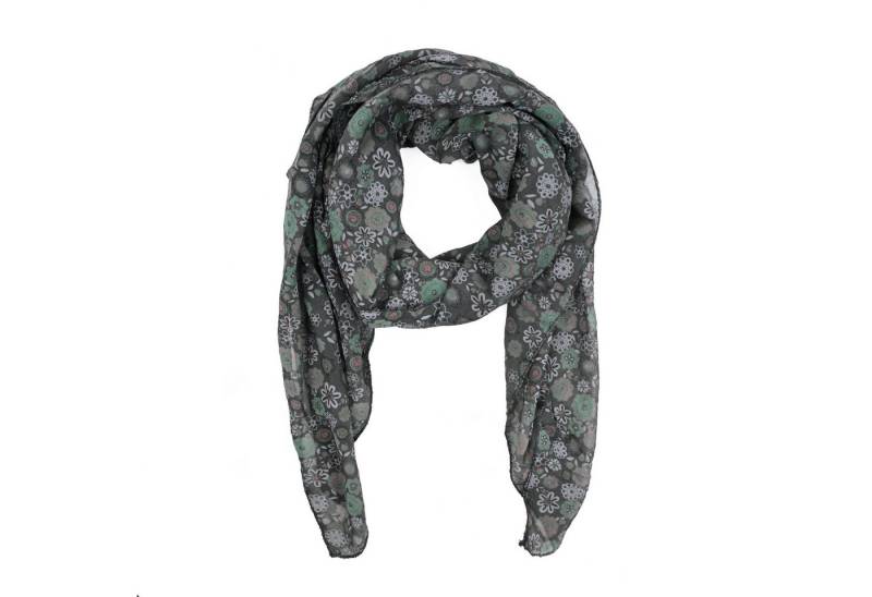 Goodman Design Modeschal Leichter unisex Schrägschal mit Blumenmuster – Made in Italy, Hochwertige Verarbeitung von Goodman Design