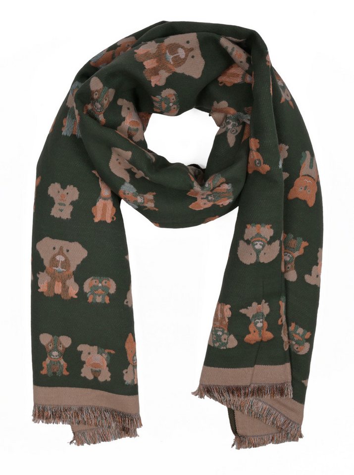 Goodman Design Modetuch Modeschal mit Hunde Design, Sorgfältig gefertigt für ein luxuriöses Tragegefühl. von Goodman Design