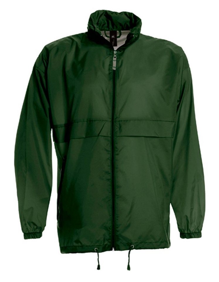 Goodman Design Regenjacke Windbreaker Damen und Herren Im Kragen integrierte Kapuze, Wasserabweisend von Goodman Design