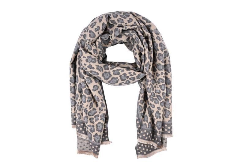 Goodman Design Schal Weicher Viskose-Schal im Leo-Patchwork-Look, Weich, glatt und angenehm auf der Haut von Goodman Design