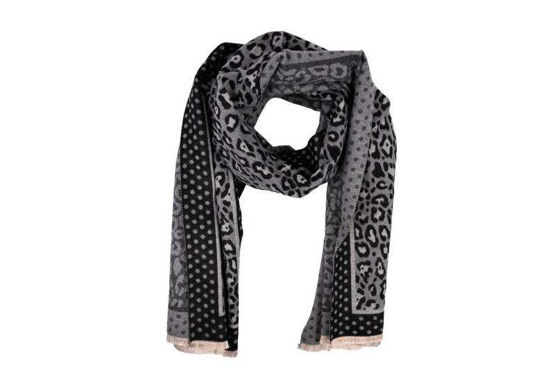 Goodman Design Schal Weicher Viskose-Schal im Leo-Patchwork-Look, Weich, glatt und angenehm auf der Haut von Goodman Design