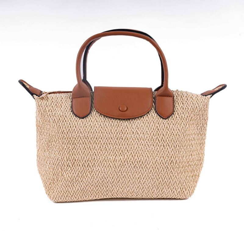 Goodman Design Schultertasche Raffia Handtasche – Stilvoll, praktisch und vielseitig, Leichtgewicht mit stabiler Form von Goodman Design