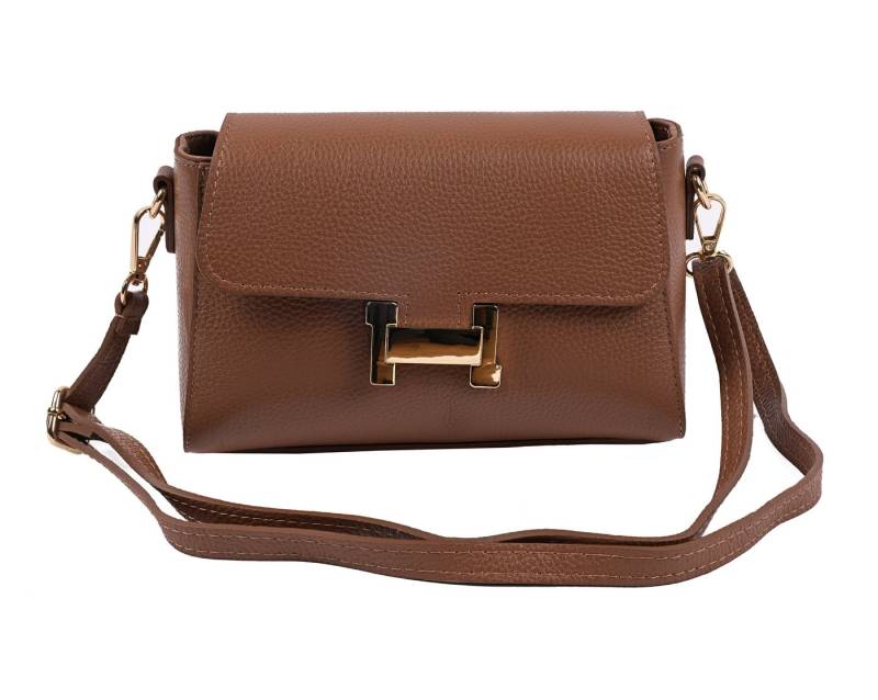 Goodman Design Schultertasche Umhängetasche „Heather“ aus echtem Dollarnappaleder – Made in Italy, Robustes Leder und sorgfältige Verarbeitung für viele Jahre Freude von Goodman Design