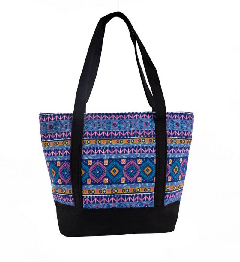 Goodman Design Tragetasche Schultertasche mit Tribal-Muster – robuste Alltagstasche, 100% Canvas-Baumwolle – strapazierfähig und langlebig von Goodman Design
