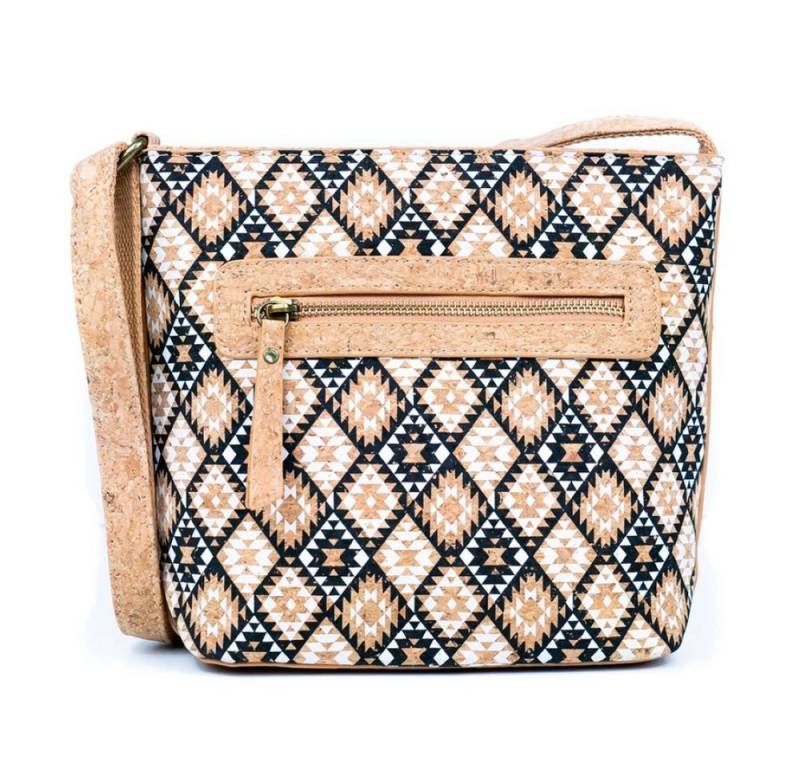 Goodman Design Umhängetasche Bedruckte Umhängetasche für Damen mit Kork, Stabile Verarbeitung und angenehme Haptik von Goodman Design