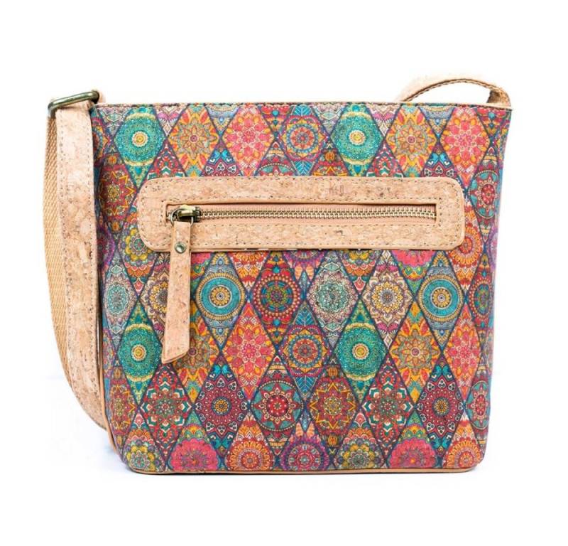 Goodman Design Umhängetasche Bedruckte Umhängetasche für Damen mit Kork, Stabile Verarbeitung und angenehme Haptik von Goodman Design