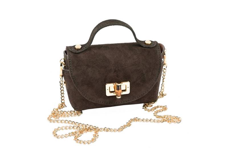 Goodman Design Umhängetasche Echtleder-Wildleder-Minitasche mit Kettenriemen – Made in Italy, Premium-Qualität und sorgfältige Verarbeitung von Goodman Design