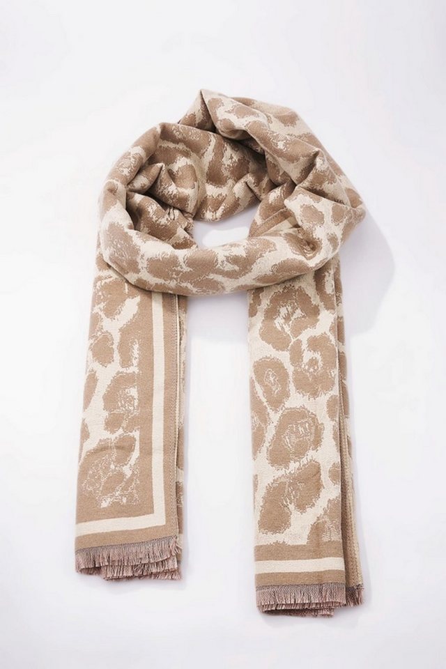 Goodman Design XXL-Schal Leopardenmuster XXL Damen-Wollschal – stilvoll, warm und unverzichtbar, Kuschelig weich und angenehm warm von Goodman Design