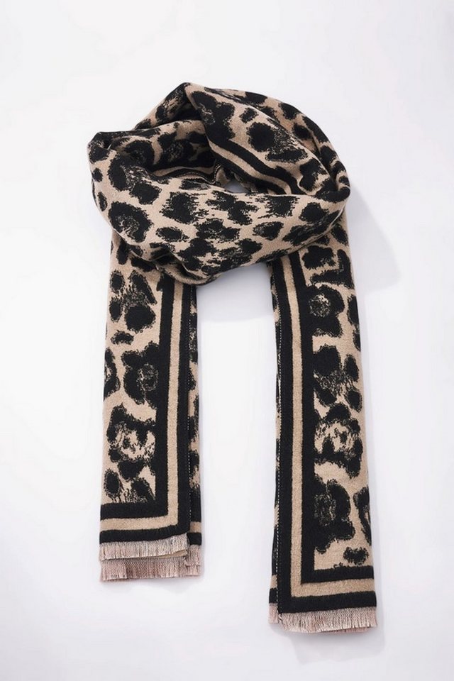 Goodman Design XXL-Schal Leopardenmuster XXL Damen-Wollschal – stilvoll, warm und unverzichtbar, Kuschelig weich und angenehm warm von Goodman Design