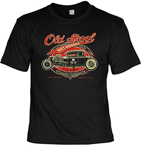 Vintage T-Shirt Old Skool Rockabilly T-Shirt Pin Up Rat Pinup Herren T-Shirt American Laiberl Leiberl Hot Rod Oldschool von Goodman Design
