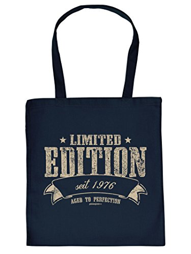 zum 46. Geburtstag Geschenk Tasche Limited Edition seit 1976 Baumwolltasche Geschenkidee zum 46 Geburtstag von Goodman Design