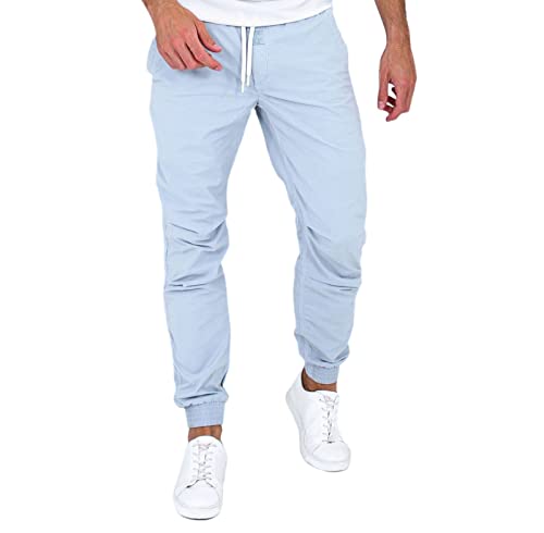 Goodness Industries Herren Chino Hose Luca D hellblau Pants von Goodness Industries