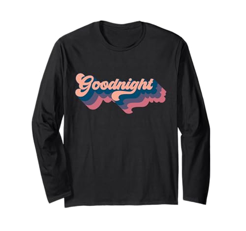 Goodnight Damen Herren Langarmshirt Goodnight Damen Herren Langarmshirt von Goodnight Design