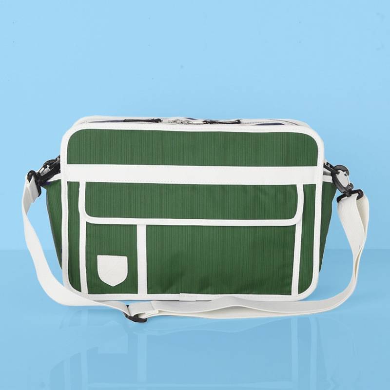 Retro Messenger Fahrradtasche & Pannier Green Retro Messenger Fahrradtasche & Pannier Green von Goodordering