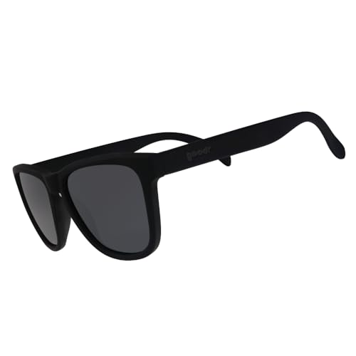 goodr A Unicorn's Calamity polarisierte Sonnenbrille für Damen und Herren, mittelgroß, schwarzer massiver Rahmen mit schwarzen, nicht reflektierenden, blendreduzierenden Gläsern, UV400-Schutz, kein goodr A Unicorn's Calamity polarisierte Sonnenbrille für Damen und Herren, mittelgroß, schwarzer massiver Rahmen mit schwarzen, nicht reflektierenden, blendreduzierenden Gläsern, UV400-Schutz, kein von goodr