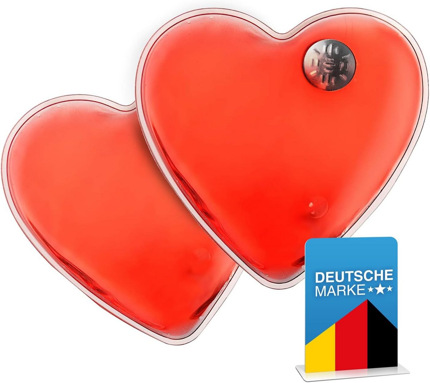 Goods+Gadgets Handwärmer Handwärmer Taschenwärmer Herz Wärme-Kissen, Taschen-Wärmer 2-tlg., 2er Set, Knickkissen von Goods+Gadgets