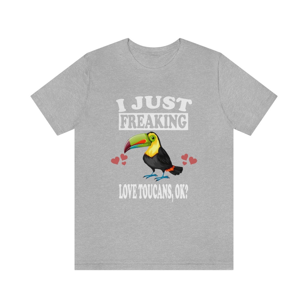 I Just Freaking Love Toucans Ok Shirt, Toucan Lover Lustiges Vogel Geschenk, Junge Mädchen Shirt von Goodszy