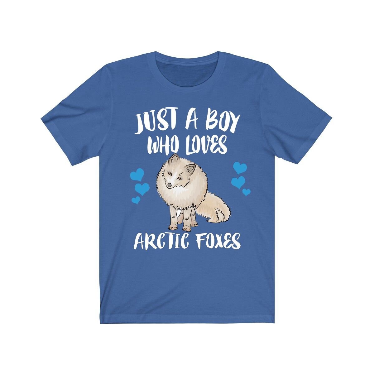 Just A Boy Who Loves Arctic Foxes Shirt, Fox Liebhaber Fuchs Geschenk, Erwachsene Kleinkind Kinder T-Shirt von Goodszy