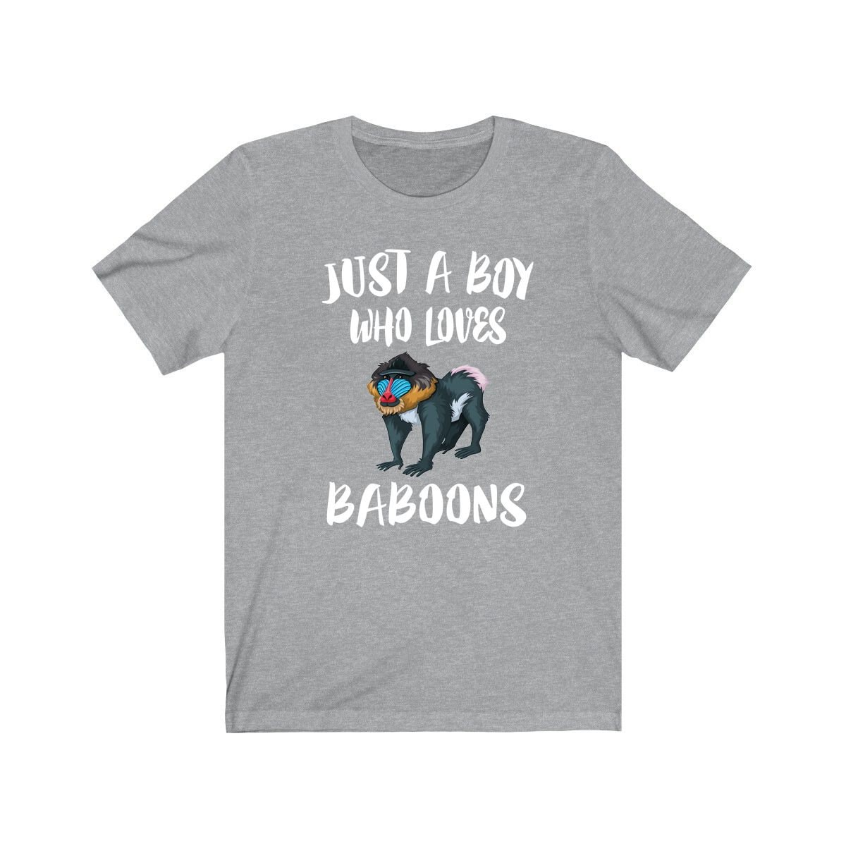 Just A Boy Who Loves Baboons Shirt, Baboon Lover Geschenk, Animal Adult Kids T-Shirt von Goodszy