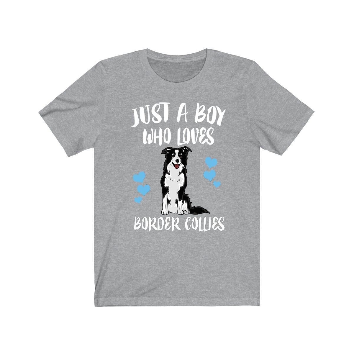 Just A Boy Who Loves Border Collies Shirt, Collie Liebhaber Hundeliebhaber Geschenk, Tier Erwachsene Kinder T-Shirt von Goodszy