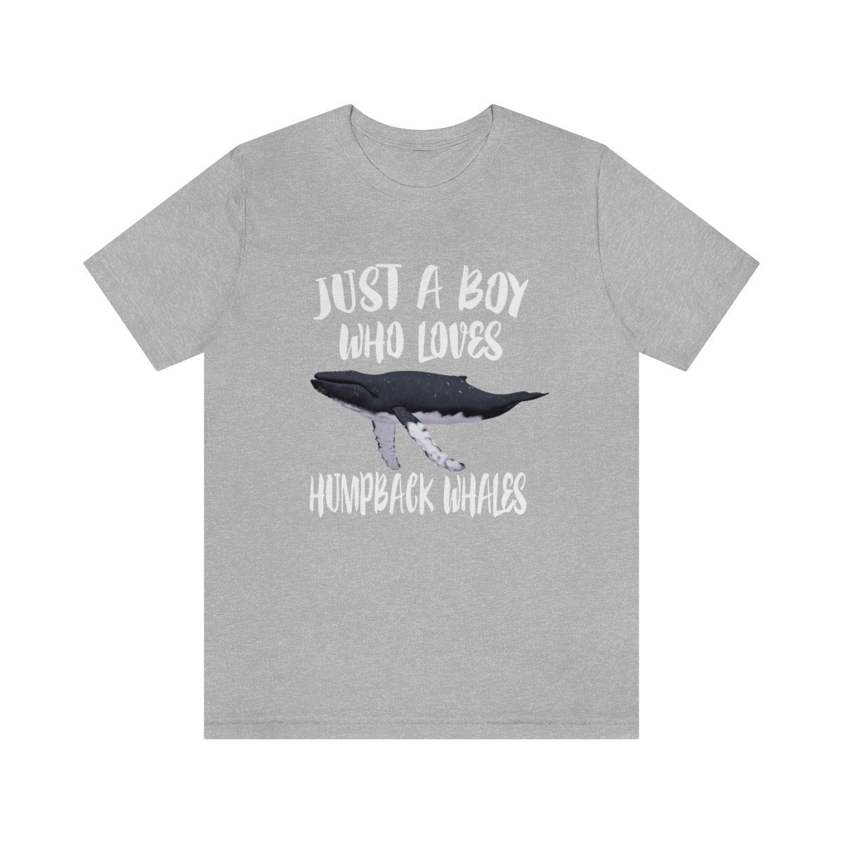 Just A Boy Who Loves Buckelwale Shirt, Buckelwal Liebhaber Wal Geschenk, Tier Erwachsene Kinder T-Shirt von Goodszy