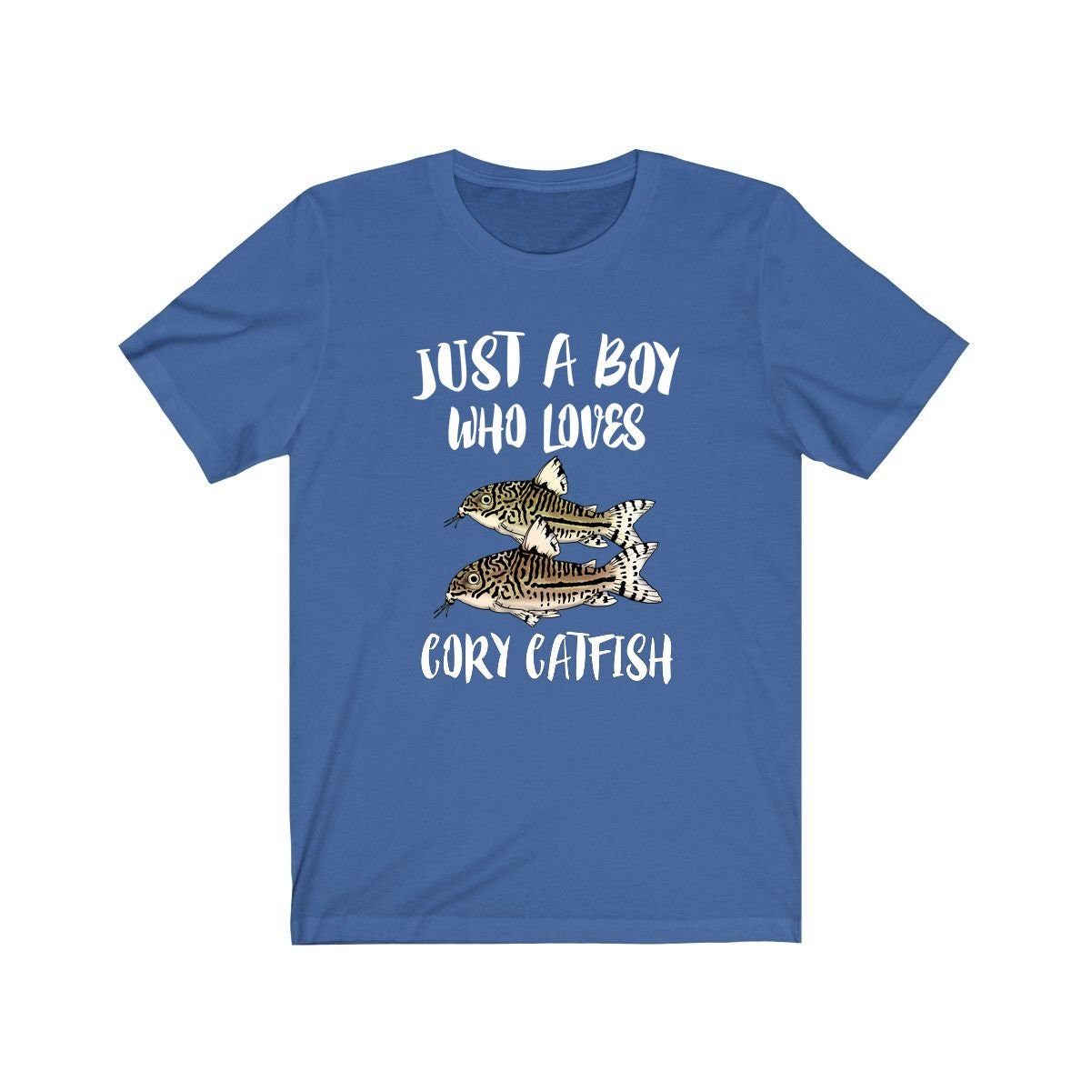 Just A Boy Who Loves Cory Catfish Shirt, Lover Aquarium Liebhaber Geschenk, Tier Erwachsene Kinder T-Shirt von Goodszy