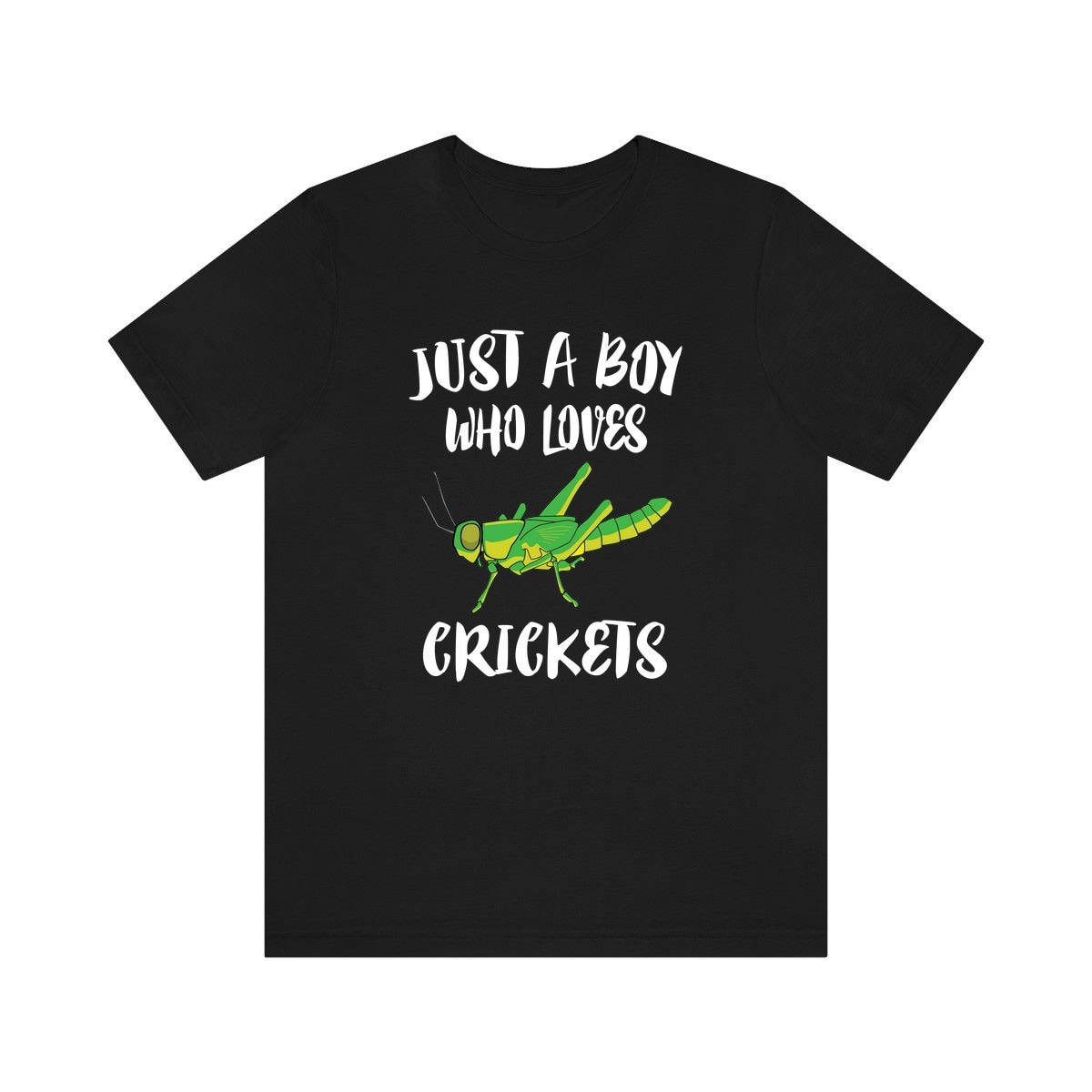 Just A Boy Who Loves Crickets Shirt, Cricket Liebhaber Geschenk, Tier Erwachsene Kinder T-Shirt von Goodszy