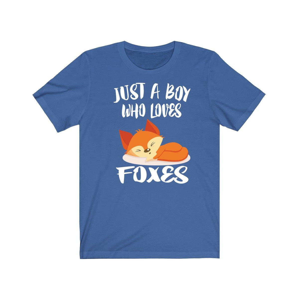 Just A Boy Who Loves Füchse Shirt, Fuchs Liebhaber Geschenk, Tier Erwachsene Kinder T-Shirt von Goodszy