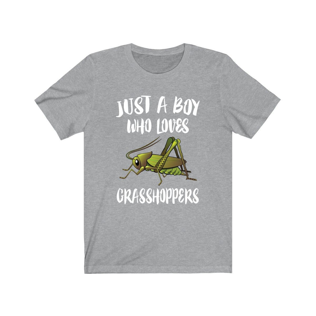 Just A Boy Who Loves Grashüpfer Shirt, Liebhaber Geschenk, Tier Erwachsene Kinder T-Shirt von Goodszy