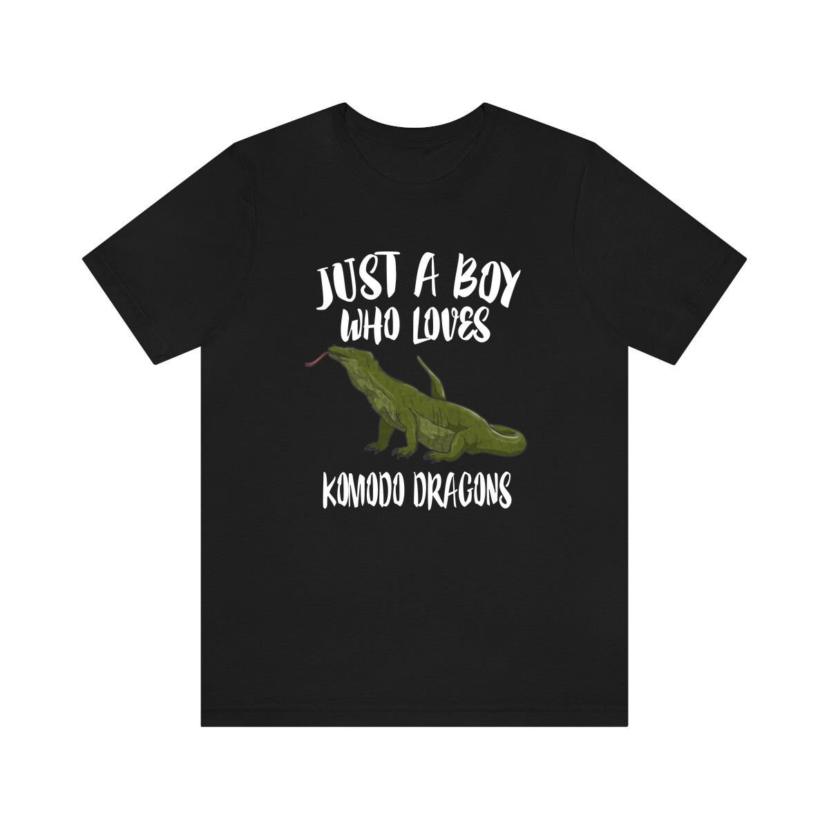 Just A Boy Who Loves Komodo Dragons Shirt, Dragon Lover Geschenk, Animal Adult Kids T-Shirt von Goodszy