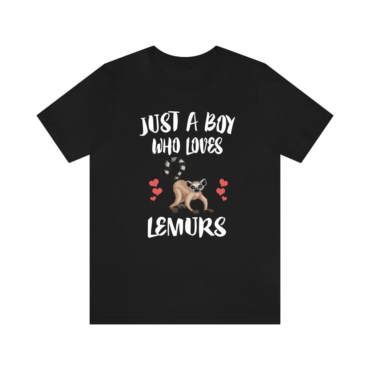 Just A Boy Who Loves Lemurs Shirt, Lemur Liebhaber Geschenk, Tier Erwachsene Kinder T-Shirt von Goodszy